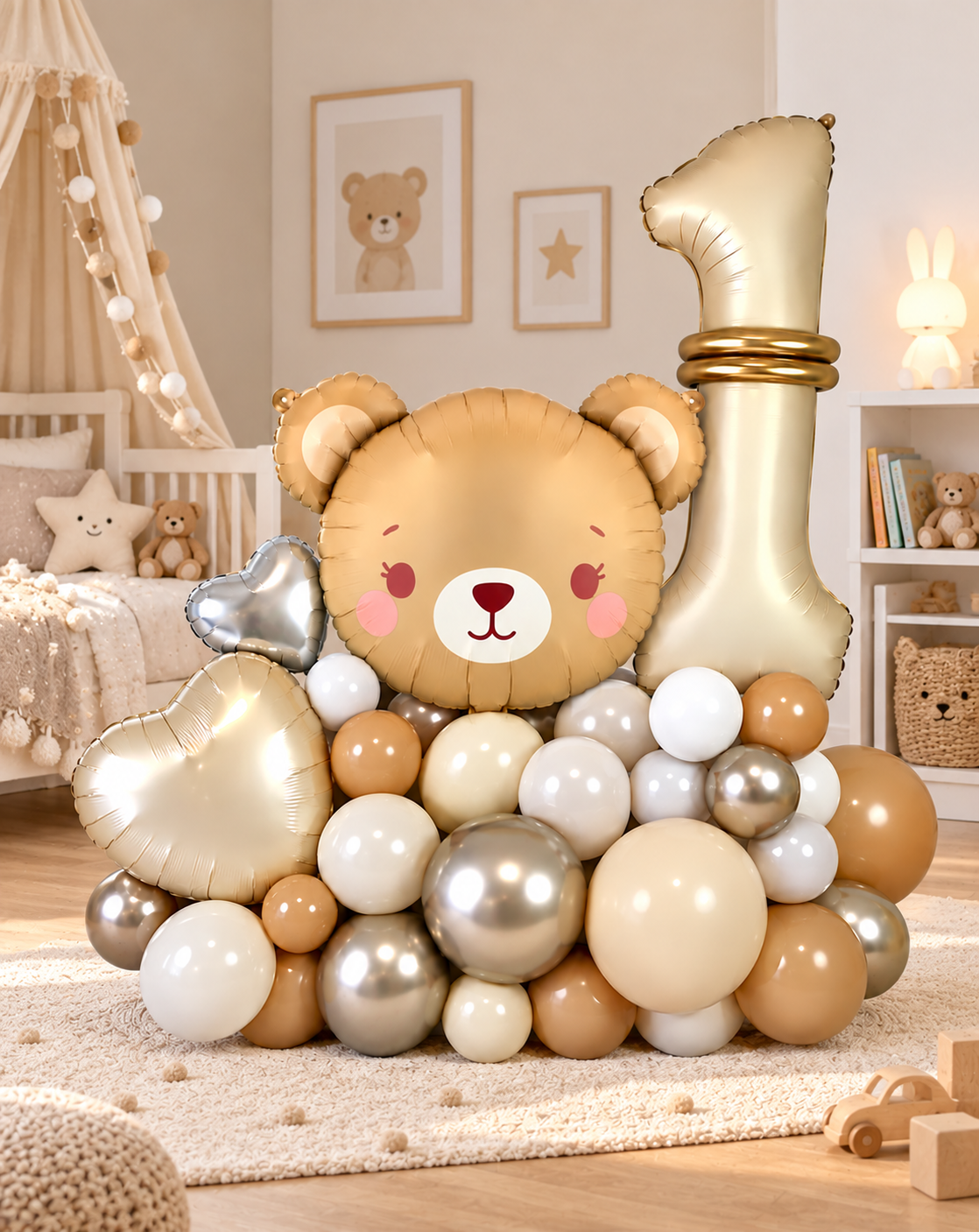 Le décor 1 an nounours.