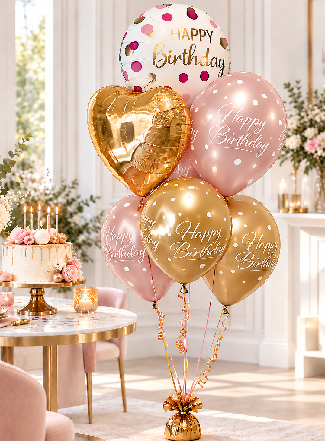 Le bouquet HB pink et gold