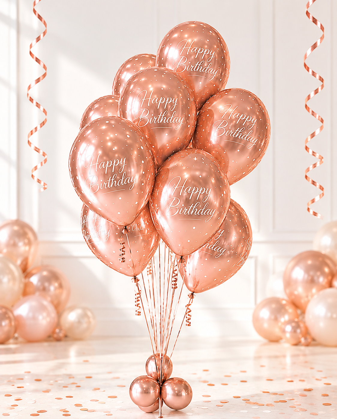 Het hb roze goud tros.