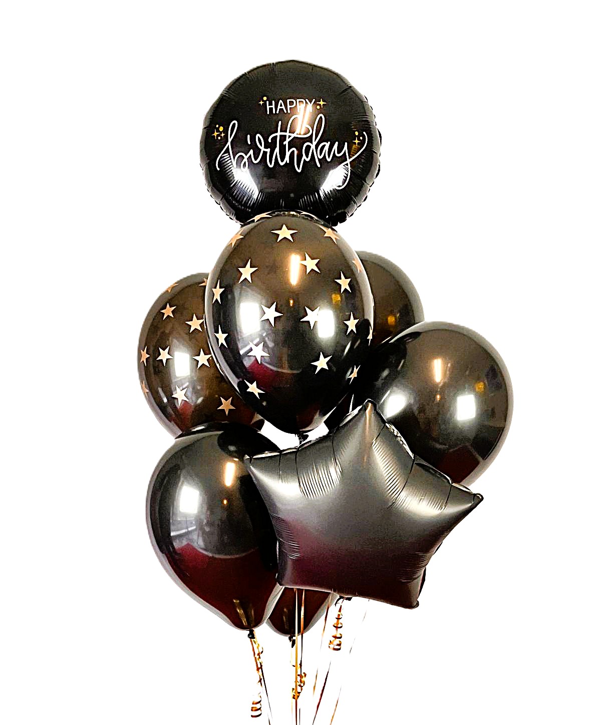 Le bouquet man in black