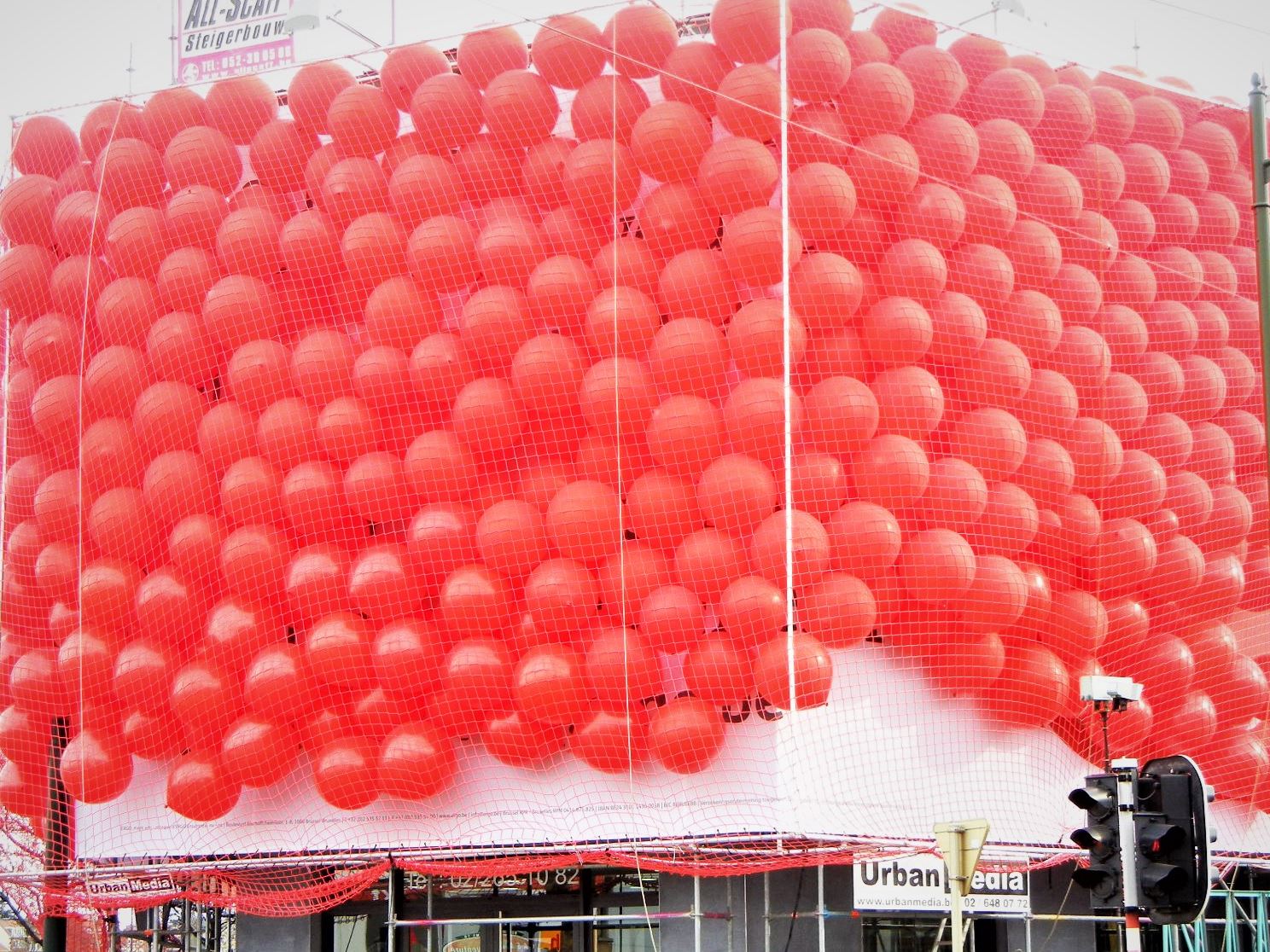 mur de ballons