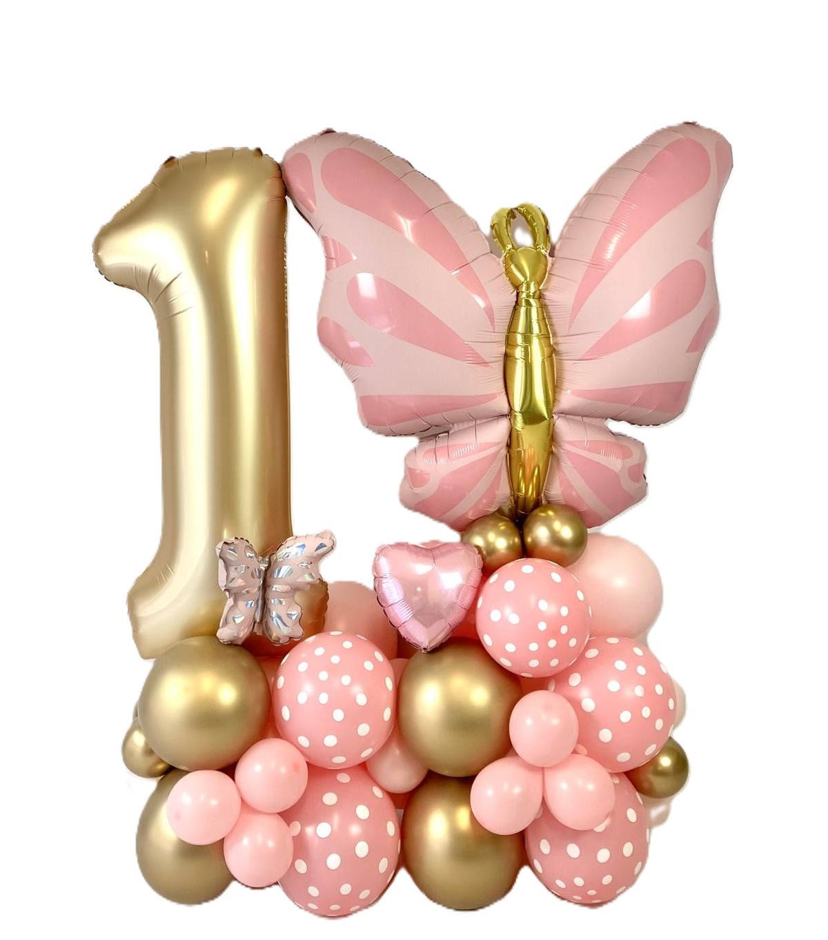 The butterfly decor.