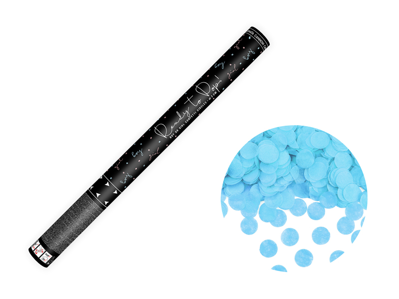 Confetti gender reveal boy