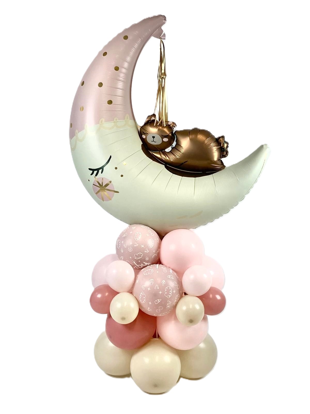 The girl moon decor.