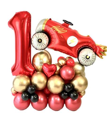 The vroom vroom decor.