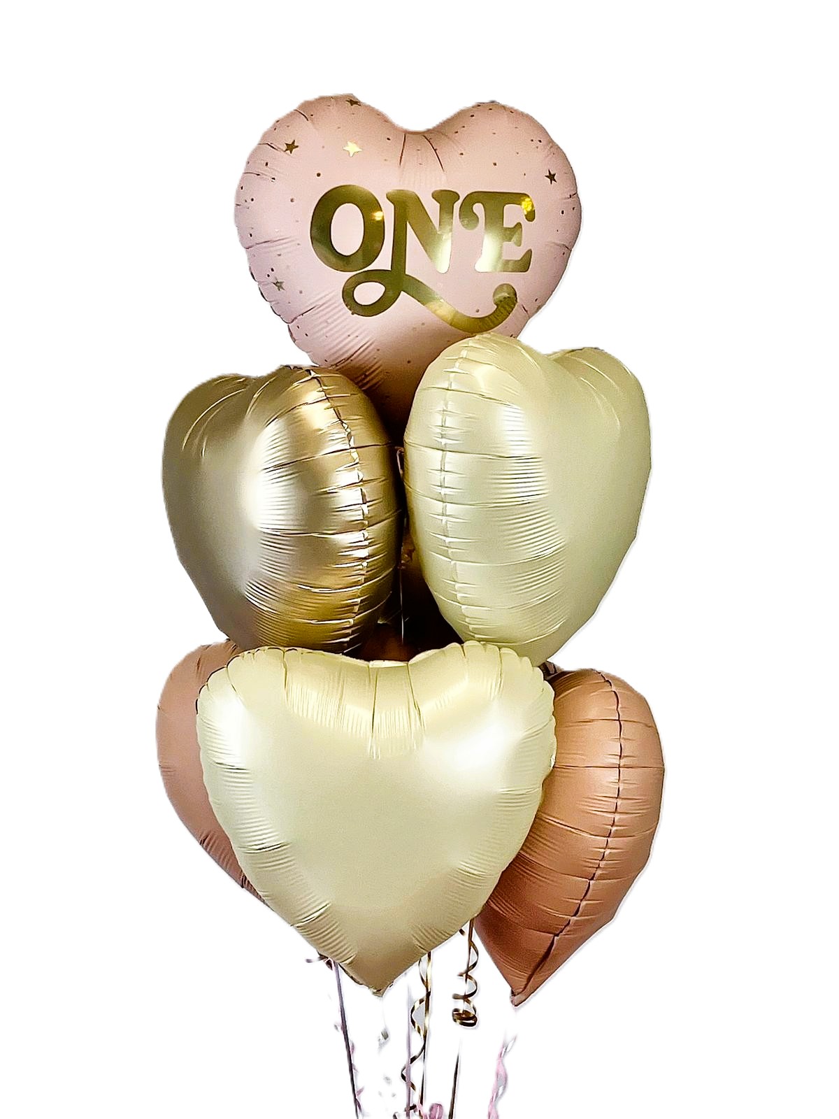 Le bouquet 1 an cœurs.