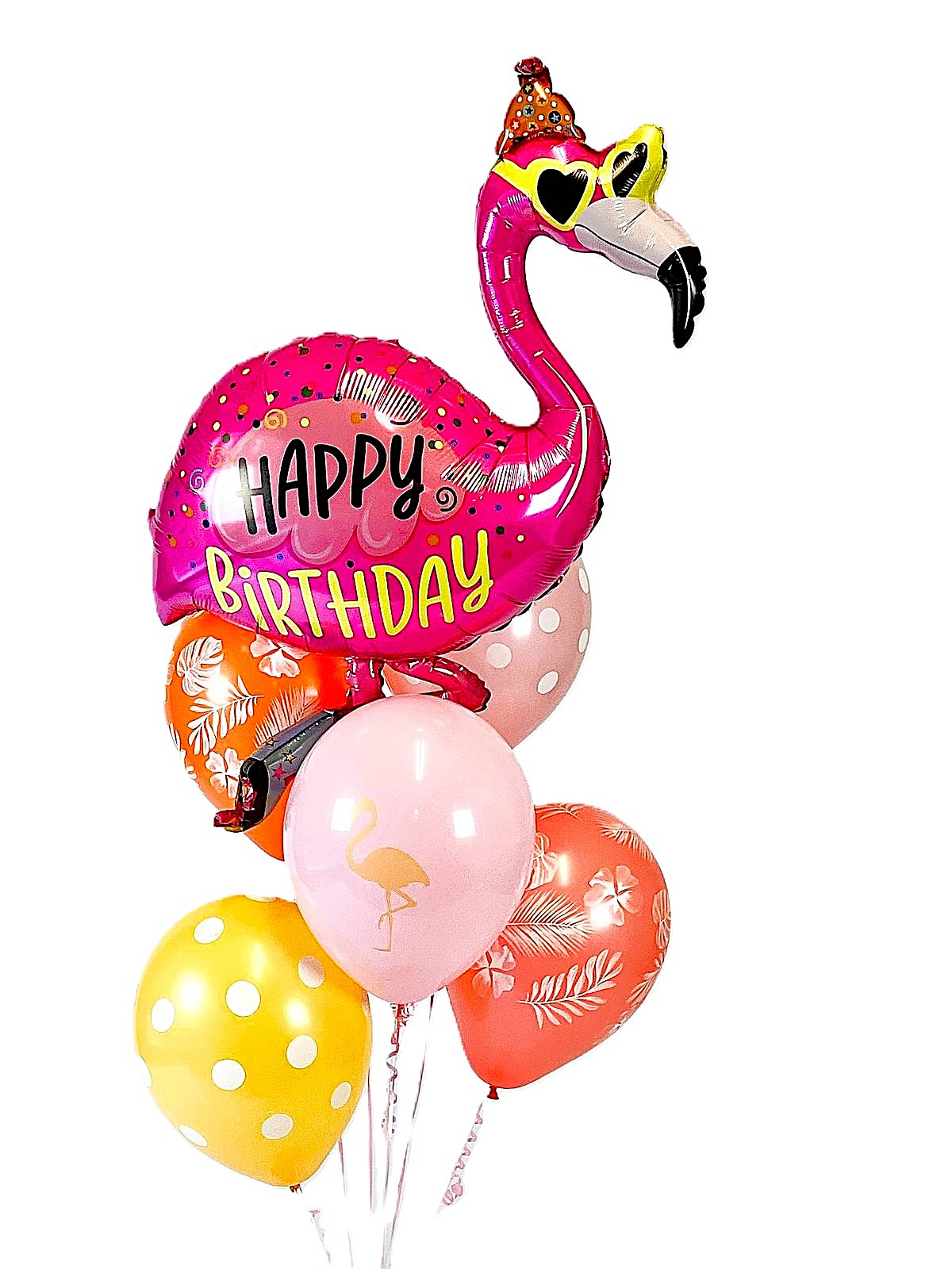 Le bouquet birthday flamingo