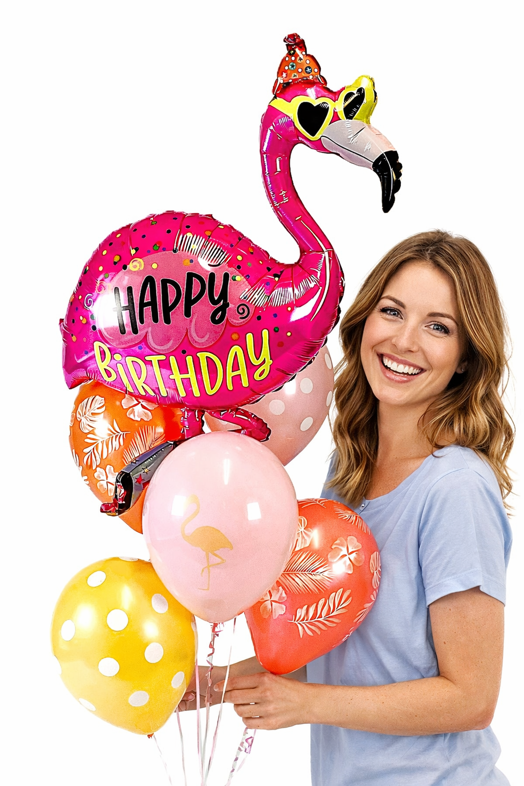 Le bouquet birthday flamingo