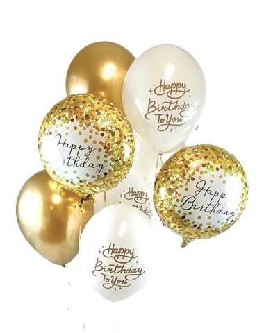 Het boeket white & gold.