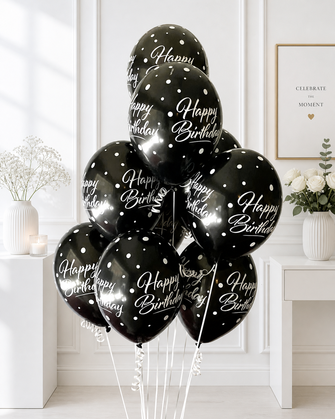The black &amp; white bouquet hb