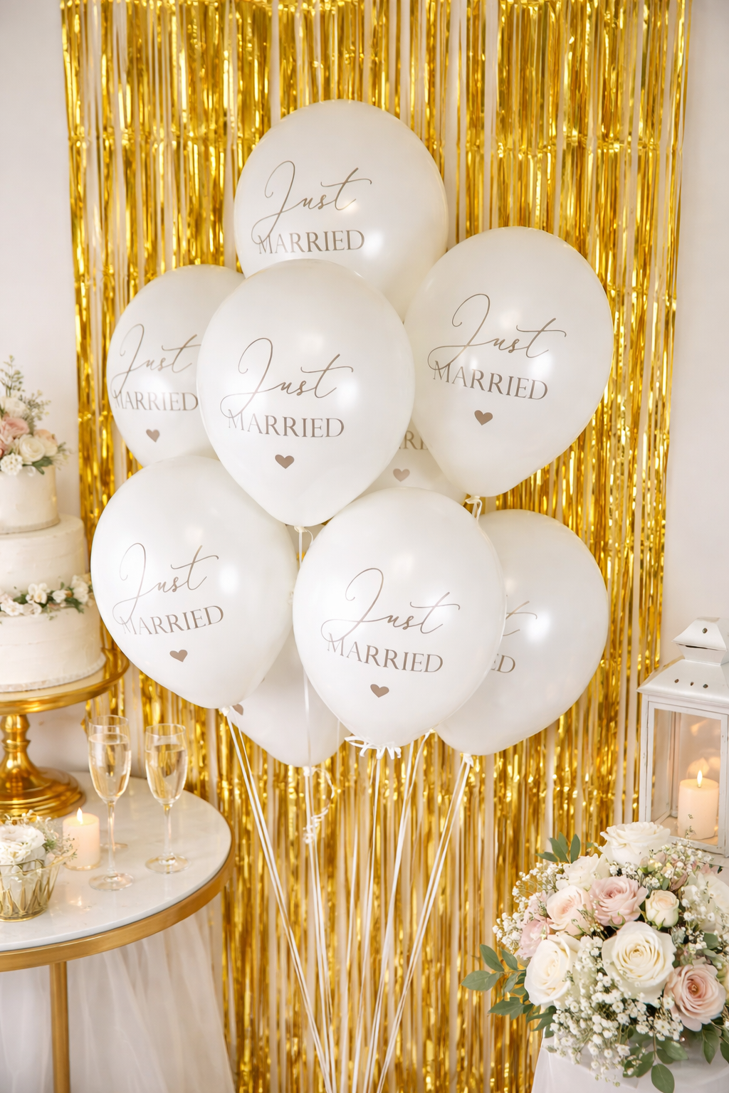 The just married bouquet