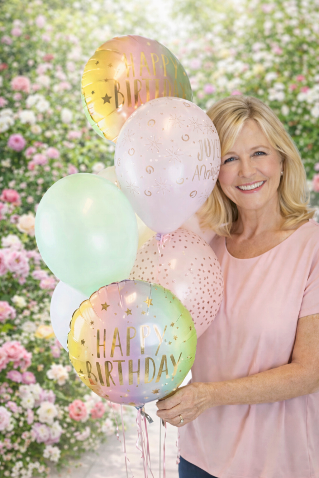 Le bouquet girly pastel.