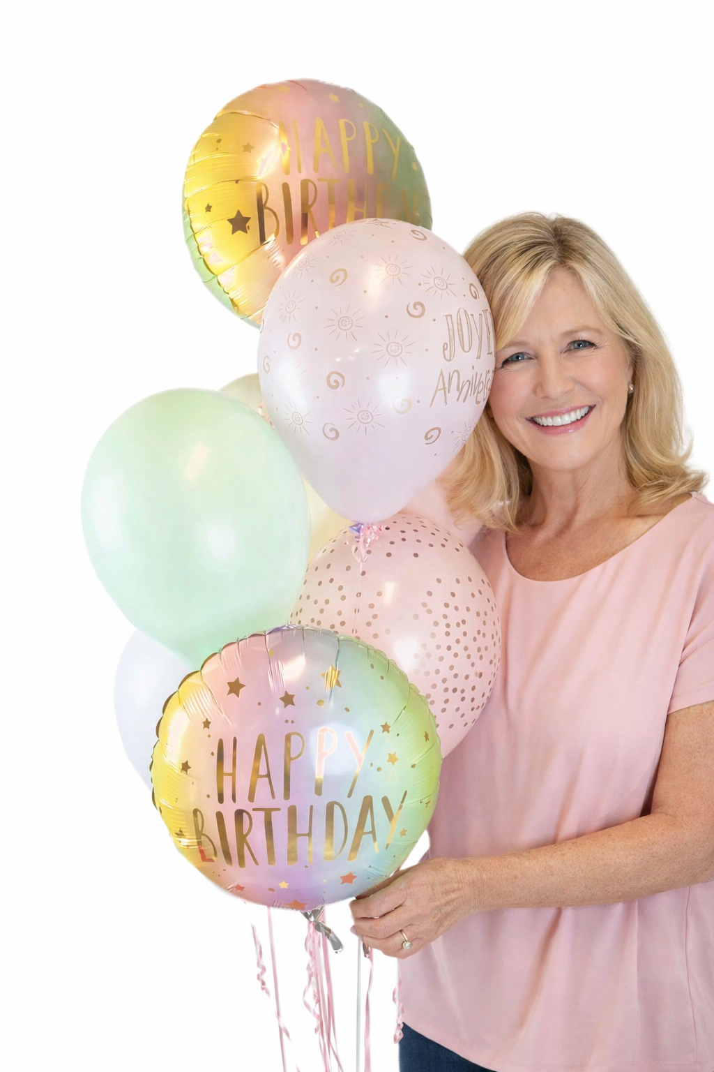 Le bouquet girly pastel.