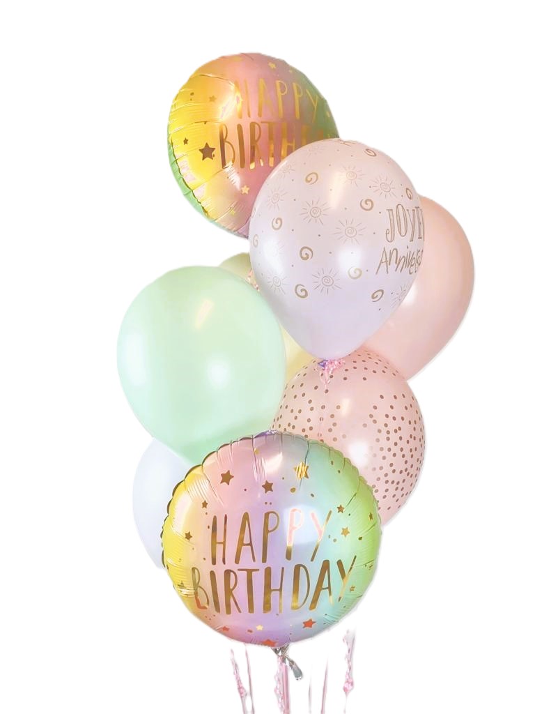 Het tros girly pastel.