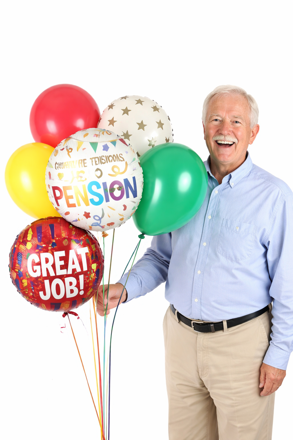 Hij neemt zijn pensioen.