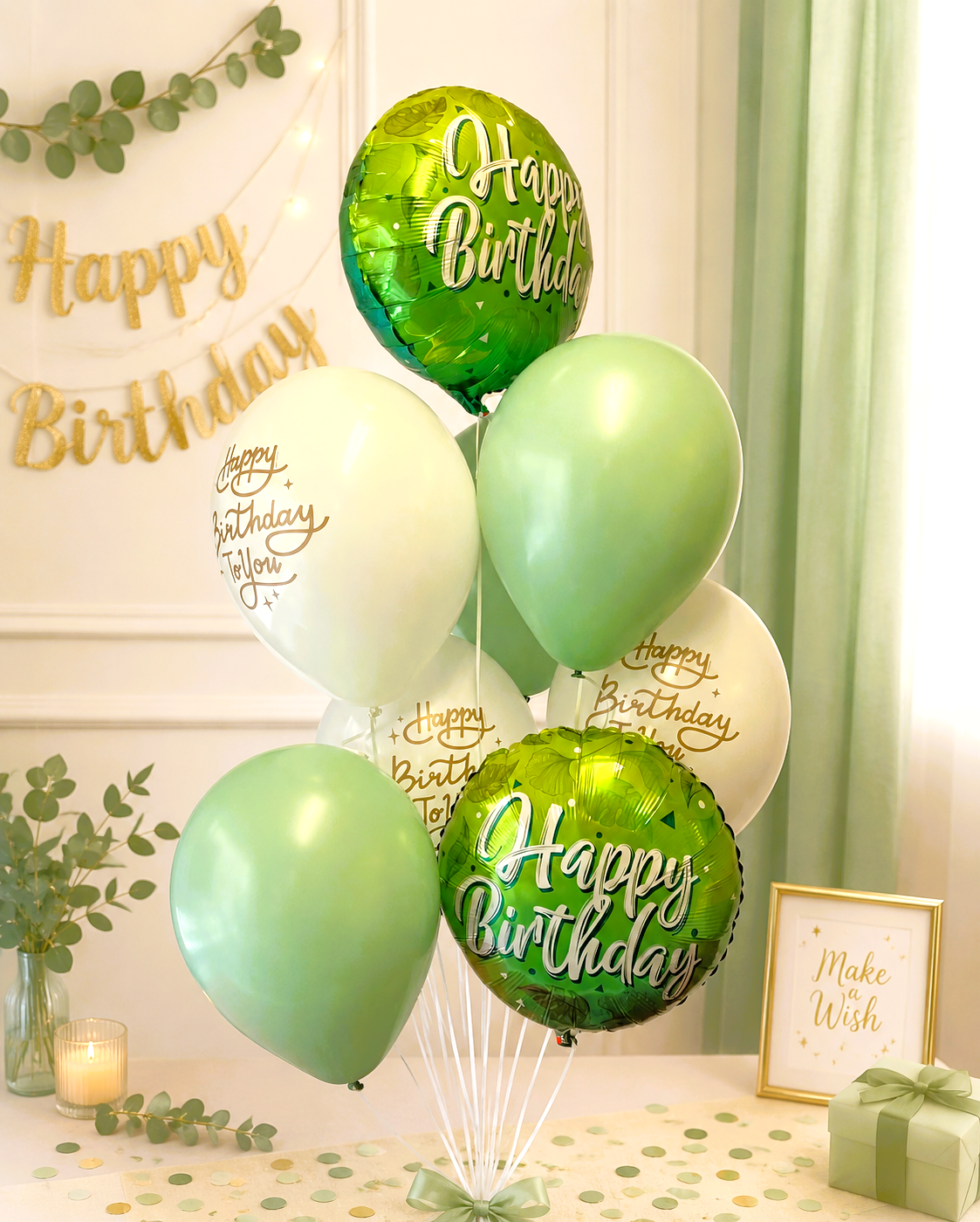 The  trendy birthday bouquet.